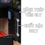 Két sắt vân tay điện tử Nika KDF560 thép tấm chống cạy