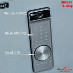 Két sắt Bokee BK50-F1 vân tay mã số tích hợp app thông minh