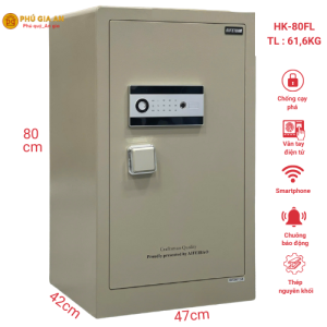 Két sắt AIFEIBAO HK-80FL vân tay điện tử quản lý qua App