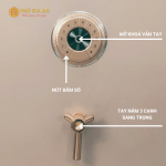 Két sắt Bofa BJ-60BS vân tay điện tử, app điện thoại