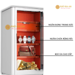 Két sắt Bofa BJ-85TG vân tay điện tử, màu trắng