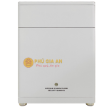 Két sắt Bofa BY-55CT trắng két ngăn kéo, vân tay điện tử, tích hợp quản lý bằng điện thoại.