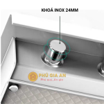 Két sắt Bofa BY-55CT trắng két ngăn kéo, vân tay điện tử, tích hợp quản lý bằng điện thoại.