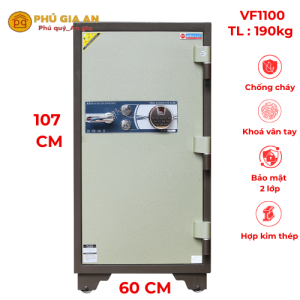 Két Sắt Chống Cháy Adelbank VF1100 Vân Tay Điện Tử Cao Cấp