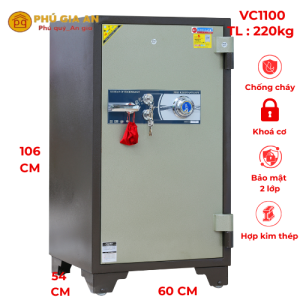 Két sắt cỡ lớn khóa cơ đổi mã Adelbank VC1100