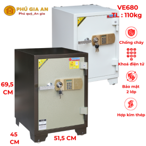 Két sắt Adelbank điện tử báo động VE680