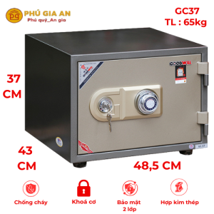 Két sắt Goodwill GC37 khóa cơ đổi mã báo động