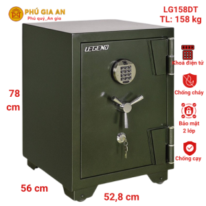 Két sắt Hòa Phát cao cấp vân tay điện tử Legend LG158-DT