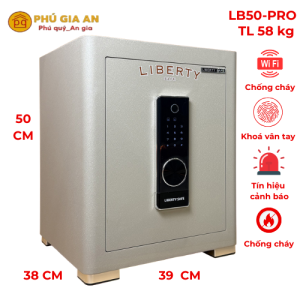 Két sắt Liberty LB50-PRO vân tay mã số tích hợp App điện thoại thông minh