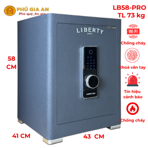 Két sắt Liberty LB58-PRO vân tay mã số tích hợp App điện thoại thông minh