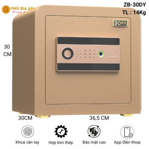 Két sắt mini nhập khẩu Bofa ZB-30DY khóa vân tay điện tử công nghệ Đức