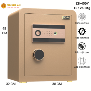 Két Sắt Nhập Khẩu Bofa ZB-45DY Khóa Vân Tay Điện Tử Cao Cấp
