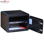 Két sắt mini thép tấm vân tay điện tử Nika KNF380