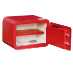 Két sắt mini vân tay màu đỏ AifeiBao D25-R