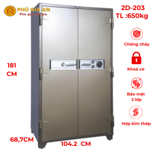 Két sắt nhập khẩu LEECO 2D-203 – Giải pháp an ninh từ Thái Lan