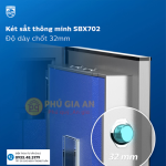 Két sắt nhập khẩu Philips SBX702-ABX – Tuyệt tác công nghệ bảo mật tích hợp tủ xoay đồng hồ