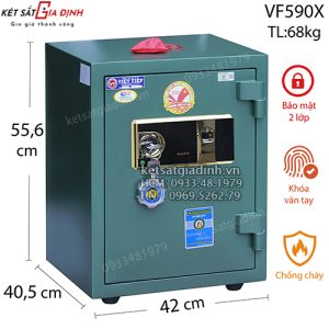 Két sắt Việt Tiệp vân tay VF590-X: Giải pháp an toàn và thịnh vượng cho gia đình