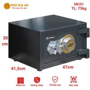 Két sắt Samurai MC1 khóa cơ đổi mã mini cỡ nhỏ