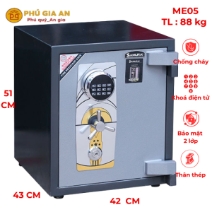 Két sắt siêu chống trộm Samurai ME05 điện tử Hàn Quốc