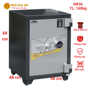 Két sắt thân dày 10ly Samurai ME36-B10 mã điện tử - Đỉnh cao bảo mật