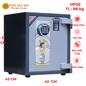 Két sắt siêu chống trộm Samurai MF05 vân tay điện tử