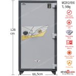 Két sắt siêu cường vỏ thép 10ly Samurai MCD512-FB10 két trong két