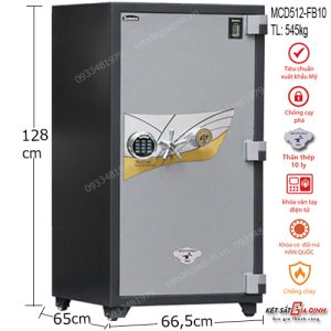 Két sắt siêu cường vỏ thép 10ly Samurai MCD512-FB10 két trong két