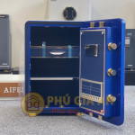 Két sắt thông minh AifeiBao HK- A1/D60ALS vân tay màu xanh và trắng