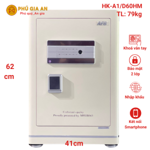 Két sắt thông minh Aifeibao HK-A1/D60HM nhập khẩu màu trắng