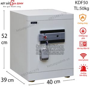 Đánh giá chi tiết Két sắt Nika KDF50 – Giải pháp bảo mật thông minh cho gia đình hiện đại