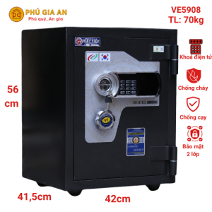 Két sắt Việt Tiệp siêu cường VE5908 điện tử - Model 2024: Giải pháp bảo mật toàn diện