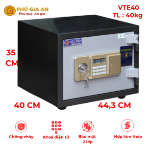 Két sắt Việt Tiệp đúc đặc VTE40 điện tử báo động