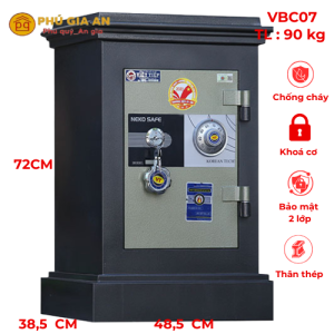 Két sắt Việt Tiệp VBC07 khóa cơ - Model 2024