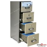Tủ sắt chống cháy 4 tầng TC04 khóa mã cơ